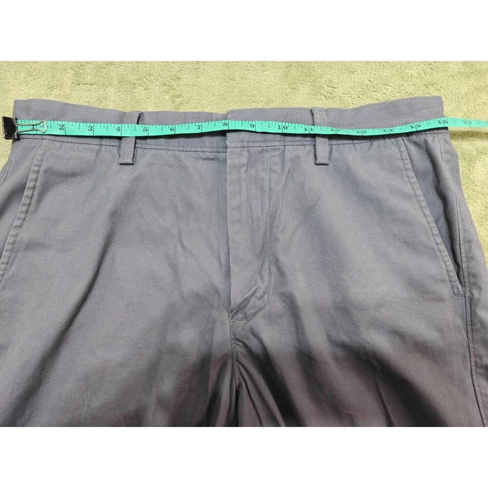 J.Crew Shorts Mens Size 32 Gray Rivington Straight Chino 10.5 Inseam Cotton
